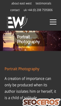 eastwestphotography.com/portrait-photography mobil előnézeti kép
