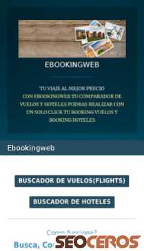 ebookingweb.es mobil előnézeti kép