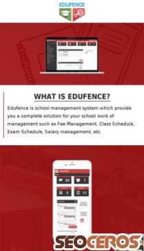 edufence.com mobil förhandsvisning