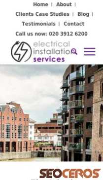 electricalinstallationservices.co.uk/electrical-contractor-bristol mobil previzualizare