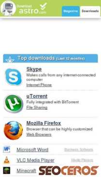 downloadastro.com mobil Vista previa