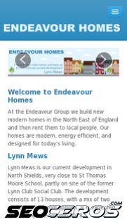 endeavourhomes.co.uk mobil förhandsvisning