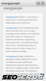 energypeople.co.uk mobil előnézeti kép