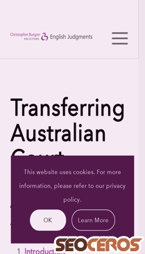 englishjudgments.com.au/terms-of-business mobil náhled obrázku