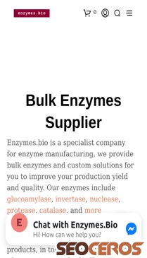 enzymes.bio mobil előnézeti kép
