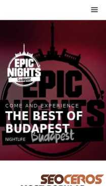 epicnightsbudapest.com mobil preview