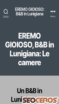 eremogioioso.it/eremo-gioioso-bb-lunigiana-le-camere mobil náhled obrázku