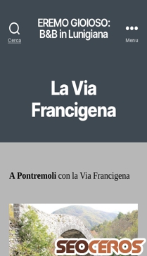 eremogioioso.it/la-via-francigena mobil previzualizare