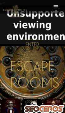 escapehotelhollywood.com mobil előnézeti kép