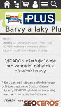 eshop.barvyplus.cz/cz-kategorie_628207-0-vidaron-oleje-pro-osetreni-zahradniho-nabytku-a-drevenych-teras.html mobil vista previa