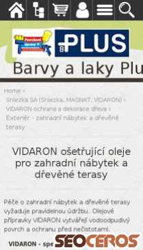 eshop.barvyplus.cz/cz-kategorie_628207-0-vidaron-osetrujici-oleje-pro-zahradni-nabytek-a-drevene-terasy.html mobil Vorschau