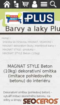 eshop.barvyplus.cz/magnat-style-beton-10kg-dekorativni-omitka-imitace-pohledoveho-betonu-do-interieru mobil Vista previa