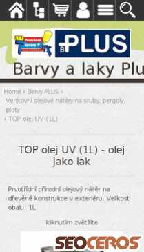 eshop.barvyplus.cz/top-olej-uv-1l-olej-jako-lak mobil Vista previa