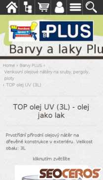 eshop.barvyplus.cz/top-olej-uv-3l-olej-jako-lak mobil Vista previa