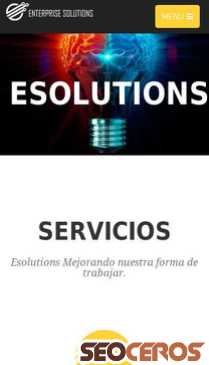 esolutions.com.ve mobil förhandsvisning