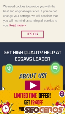 essaysleader.com mobil preview