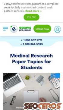 essaysprofessor.com/blog/over-100-best-medical-research-paper-topics.html mobil obraz podglądowy