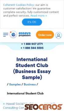 essaysprofessors.com/samples/business/international-student-club.html mobil preview