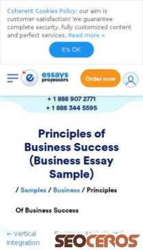 essaysprofessors.com/samples/business/principles-of-business-success.html mobil förhandsvisning