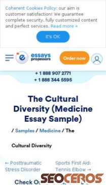 essaysprofessors.com/samples/medicine/the-cultural-diversity.html mobil प्रीव्यू 