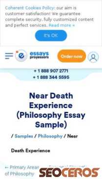 essaysprofessors.com/samples/philosophy/near-death-experience.html {typen} forhåndsvisning