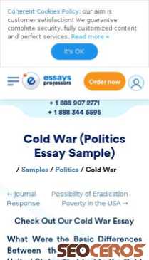 essaysprofessors.com/samples/politics/cold-war.html {typen} forhåndsvisning
