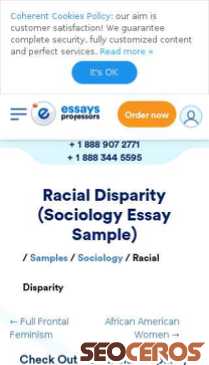 essaysprofessors.com/samples/sociology/racial-disparity.html mobil obraz podglądowy