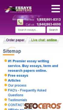 essayswriters.com/sitemap.html mobil preview