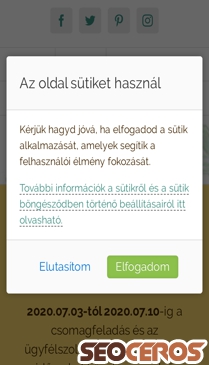 esszencianatur.hu mobil preview