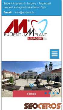 eudent.hu mobil előnézeti kép
