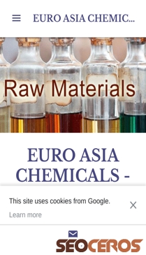 euro-asia-chemicals.business.site mobil Vorschau