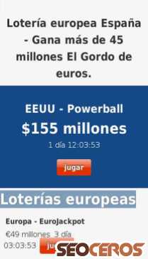 eurooppalotto.es mobil náhled obrázku