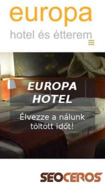 europahotel.hu mobil preview