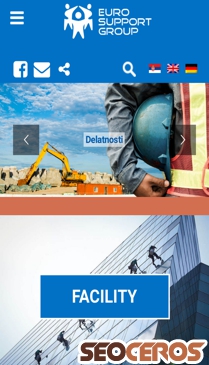 eurosupportgroup.com mobil náhľad obrázku