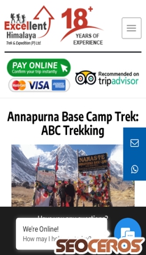 excellenttrek.com/annapurna-base-camp-trek-abc-trekking-nepal mobil Vista previa