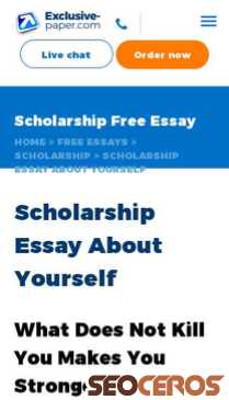 exclusive-paper.com/essays/scholarship/scholarship-essay-example-about-yourself.php {typen} forhåndsvisning