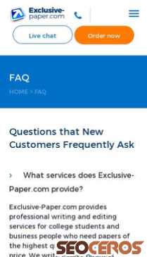 exclusive-paper.com/faq.php mobil preview