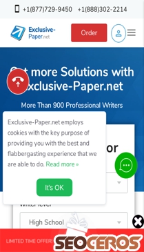 exclusive-paper.net mobil preview