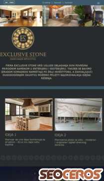 exclusivestone.rs mobil preview