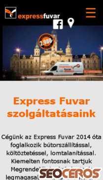 expressfuvar.hu mobil náhled obrázku