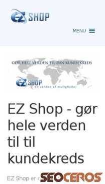 ezshop.dk mobil previzualizare