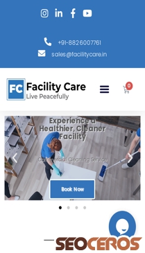 facilitycare.in mobil preview