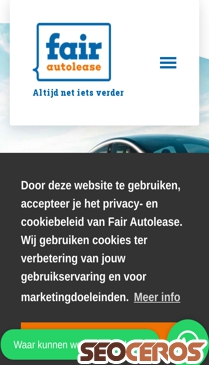 fairautolease.nl mobil vista previa