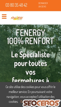 fenergy.fr mobil preview