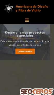 fibradevidriocolombia.com mobil previzualizare