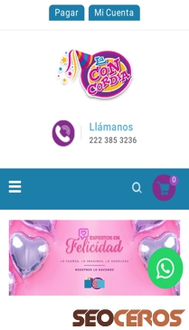 fiestaslaconcordia.com mobil previzualizare