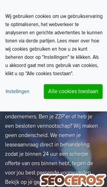 financialleasezzp.nl mobil náhled obrázku