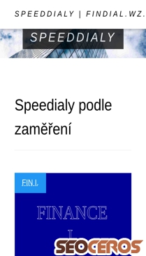 findial.wz.cz/speeds.html mobil 미리보기