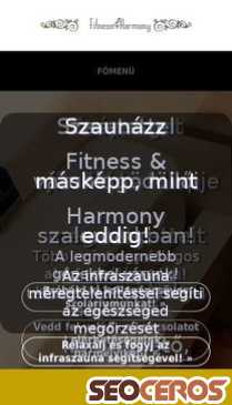 fitnessandharmony.com mobil Vorschau