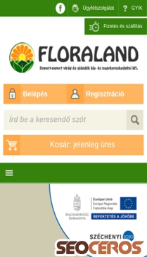 floraland.hu mobil előnézeti kép